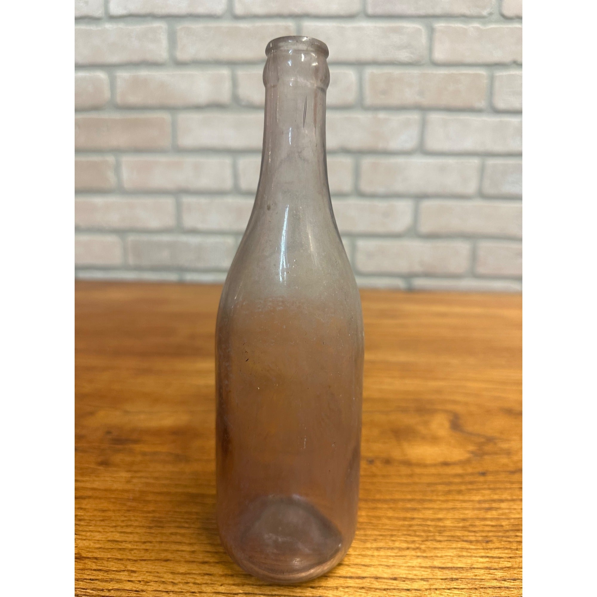 Vintage Chas. J Smith Milford Mass Soda or Beer Bottle Clear Embossed MA