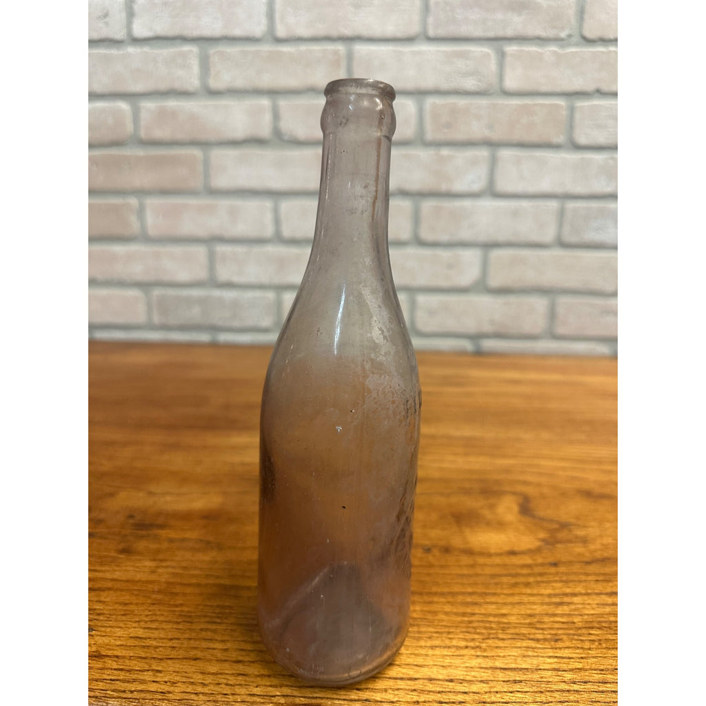 Vintage Chas. J Smith Milford Mass Soda or Beer Bottle Clear Embossed MA