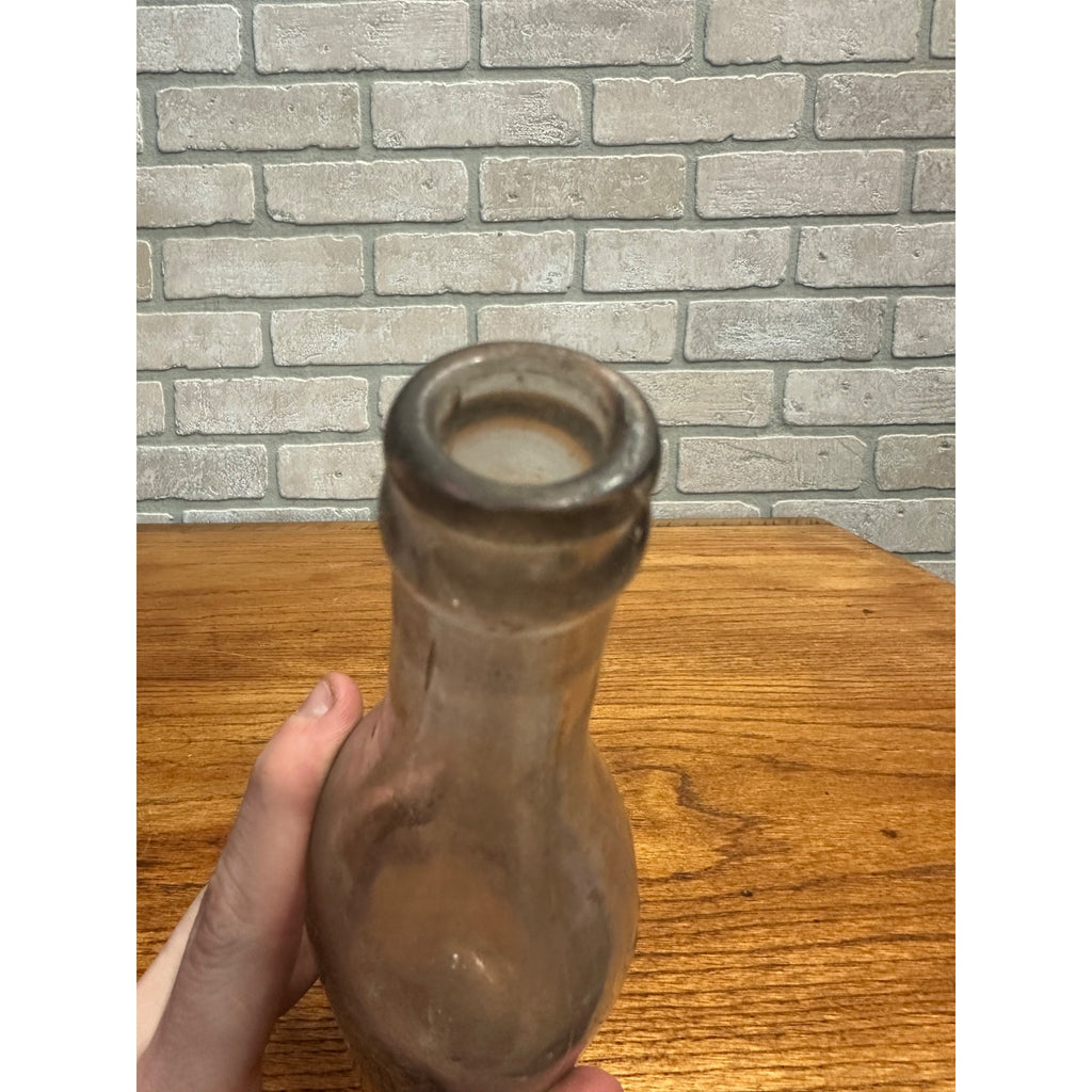 Vintage Chas. J Smith Milford Mass Soda or Beer Bottle Clear Embossed MA