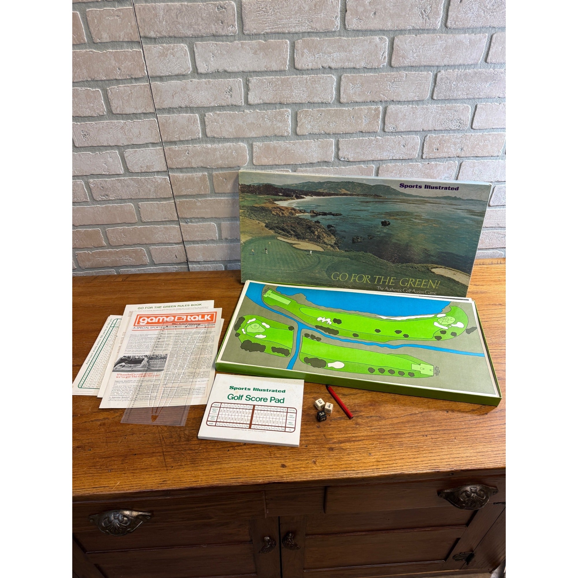 Vintage Sports Illustrated Go For The Green Golf Board Game Complete Nice