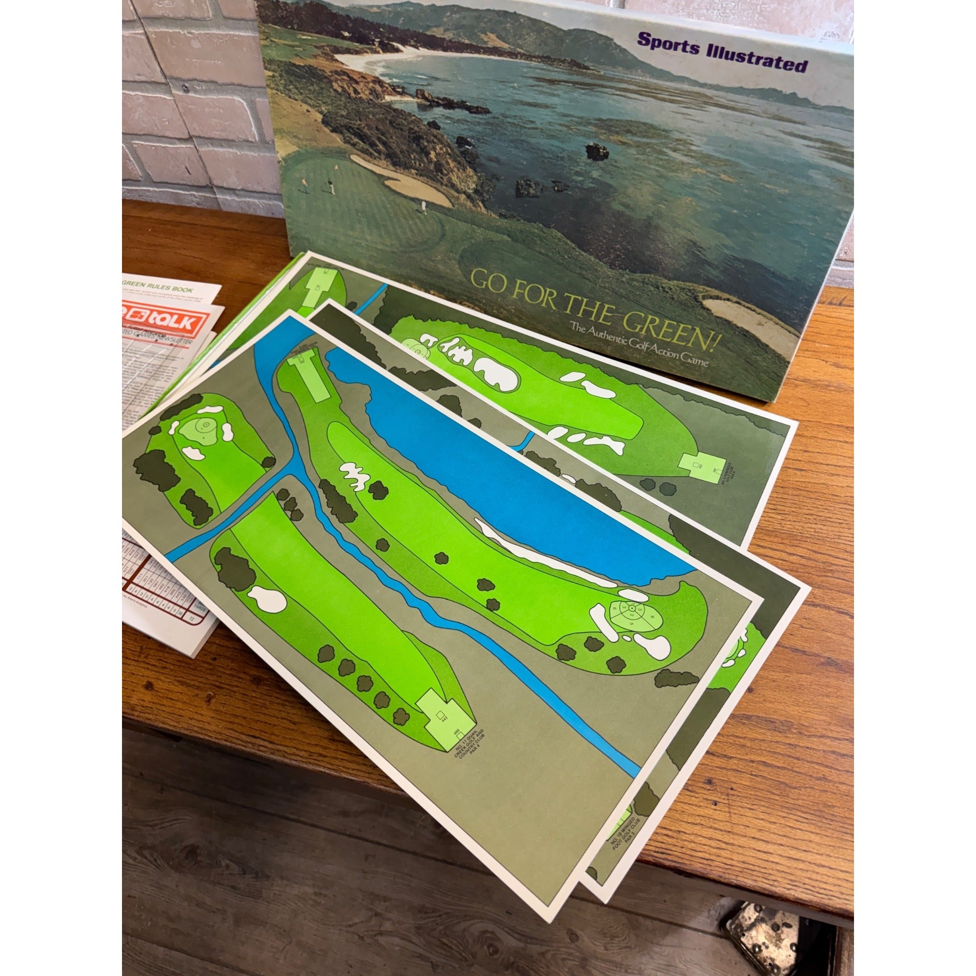 Vintage Sports Illustrated Go For The Green Golf Board Game Complete Nice