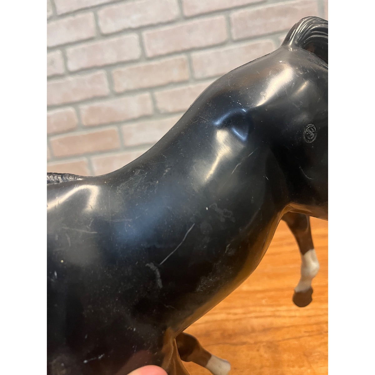 Vintage Marx Johnny West Best Of the West Black Thunderbolt Horse