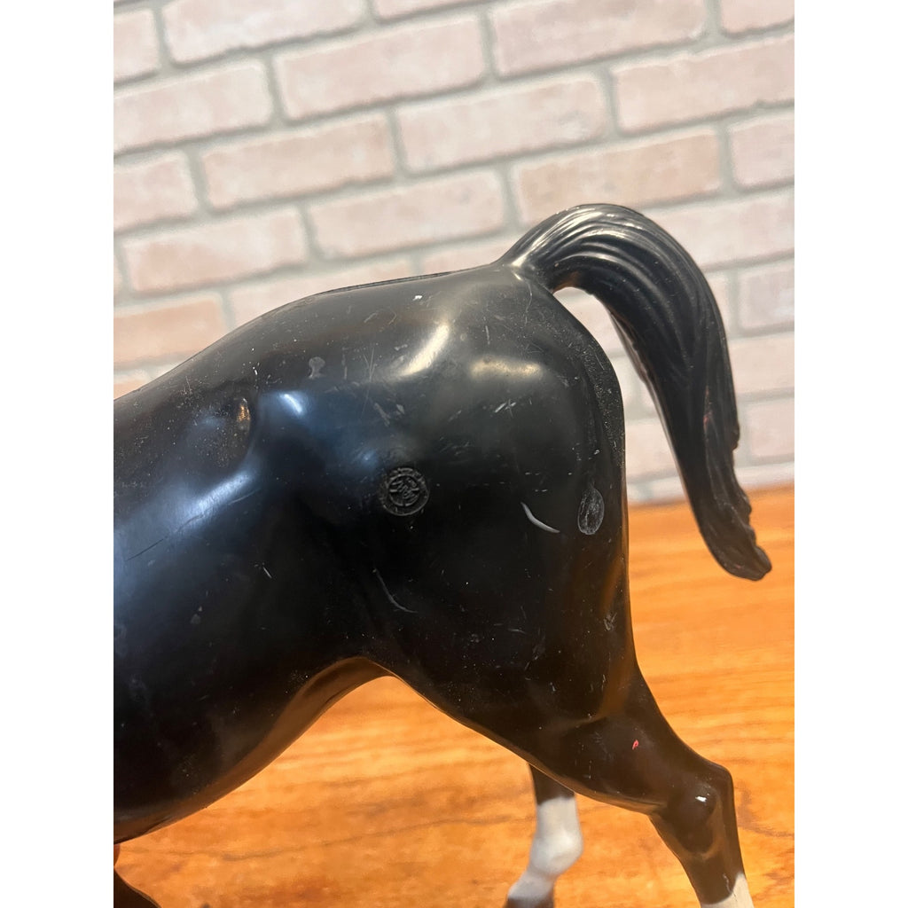 Vintage Marx Johnny West Best Of the West Black Thunderbolt Horse