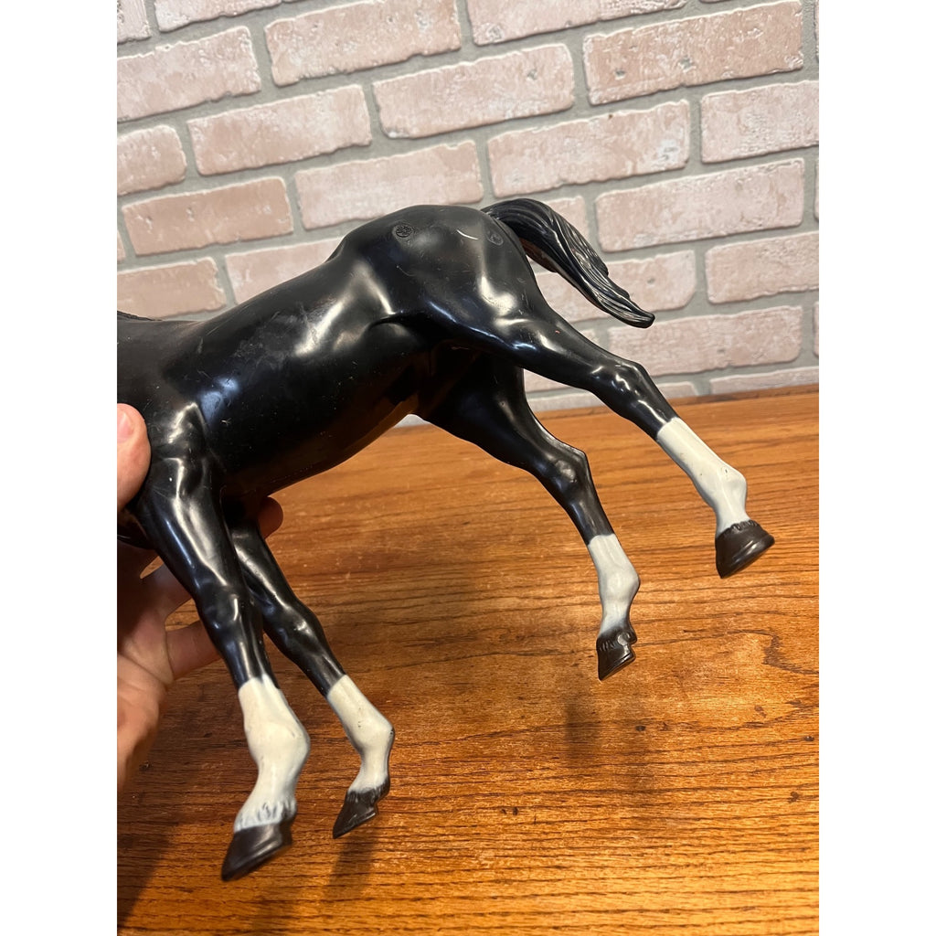 Vintage Marx Johnny West Best Of the West Black Thunderbolt Horse
