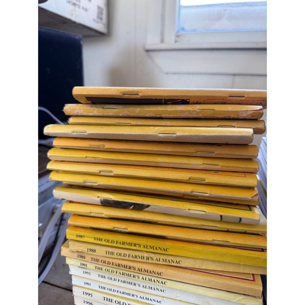 Vintage Farmer's Almanac Books Guides Mixed Lot 40+ Volumes 1975-2026