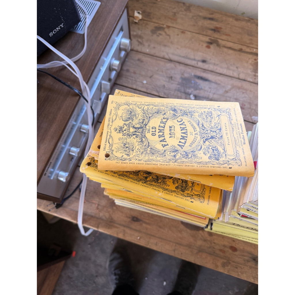 Vintage Farmer's Almanac Books Guides Mixed Lot 40+ Volumes 1975-2026