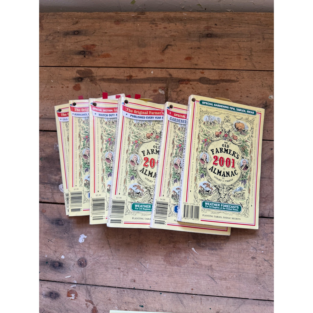 Vintage Farmer's Almanac Books Guides Mixed Lot 40+ Volumes 1975-2026