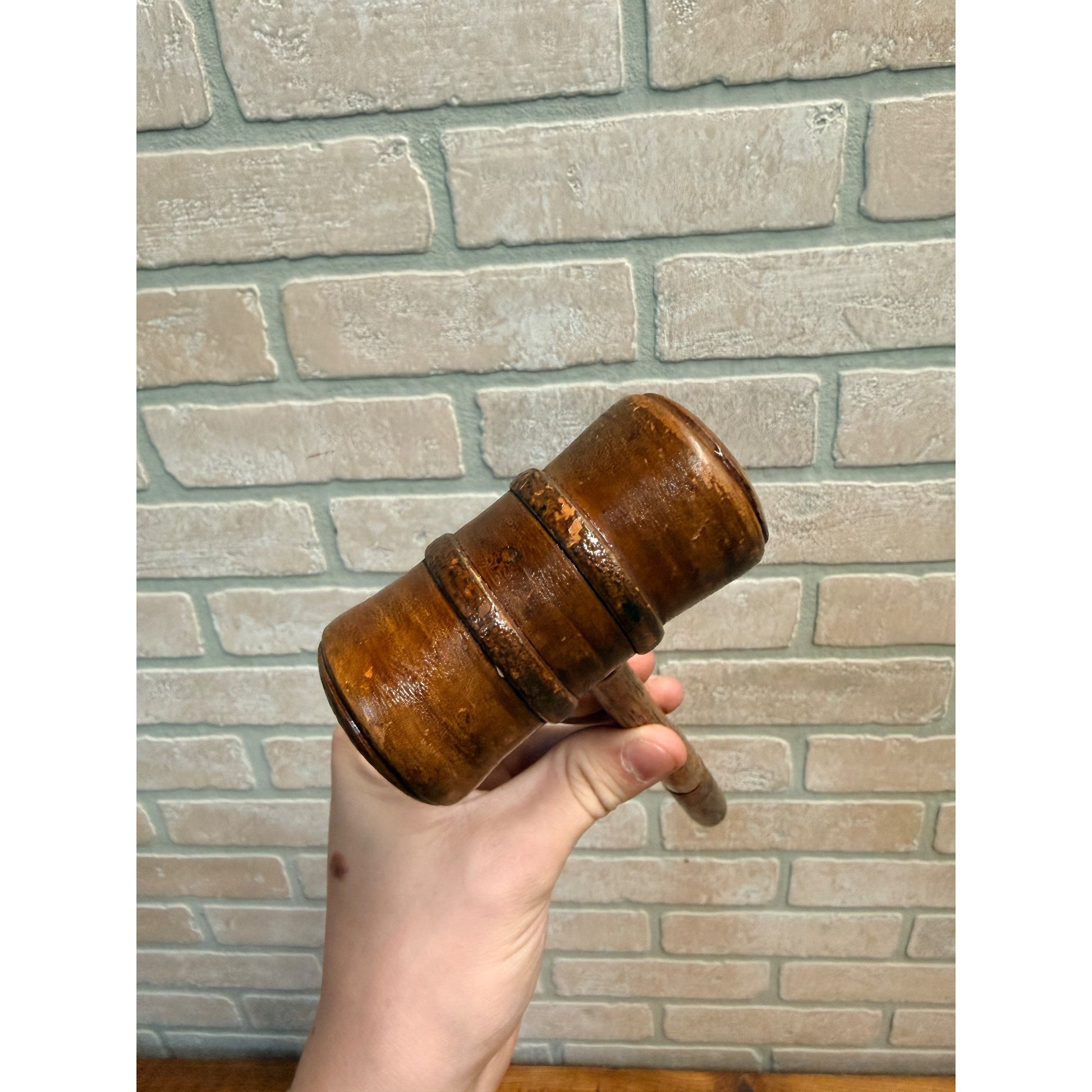 Vintage O.F. Harding  HP Judge Gavel Mallet 1903 Advertising