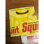 Squirt Soda Sweetart Cardboard Carrier Six Pack Carton Bottle 6-Pack Case Vintage