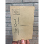 Vintage Halloween Postcard JOL Ghost Black Cat Scared Children - Series 6508