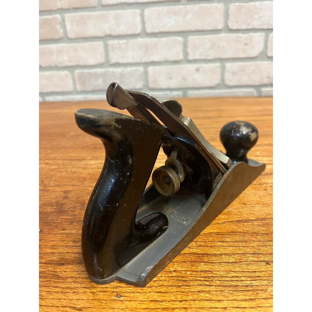 Vintage Stanley Handyman Planer Woodworking Tool USA 9.5" Wood Plane