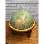 Antique Weber Costello 16 Inch Internationalist / Political Globe W/ Stand 1950s