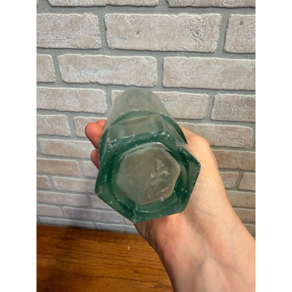 Antique 1890s Hutchinson Soda bottle L. WERRBACH Milwaukee WI
