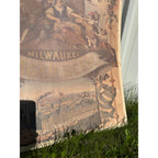 Early Pre-Pro Style Jos. Schlitz Lager Beer Litho Sign Poster Milwaukee WI 1970s