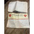 Vintage 1965-66 Chief Oshkosh Beer Advertising Calendar Pad - As-Is