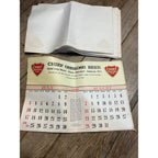Vintage 1965-66 Chief Oshkosh Beer Advertising Calendar Pad - As-Is