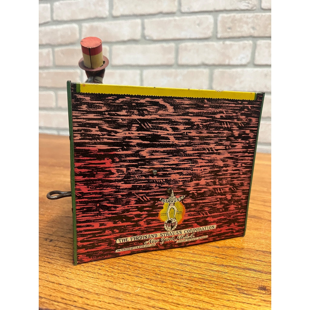 Vintage Ferdinand Strauss Ham and Sam, the Minstrel Team Tin Litho Wind-Up Toy