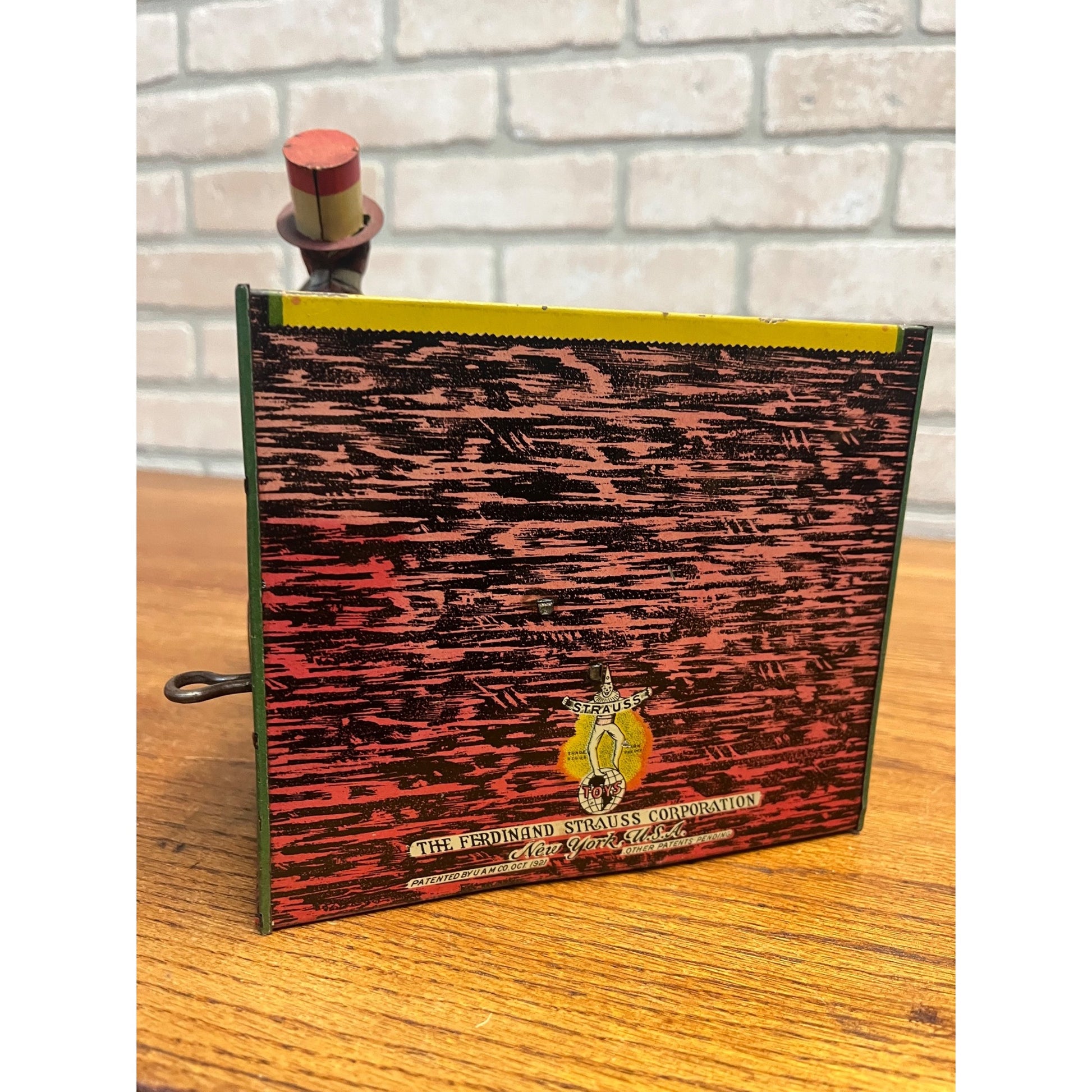 Vintage Ferdinand Strauss Ham and Sam, the Minstrel Team Tin Litho Wind-Up Toy