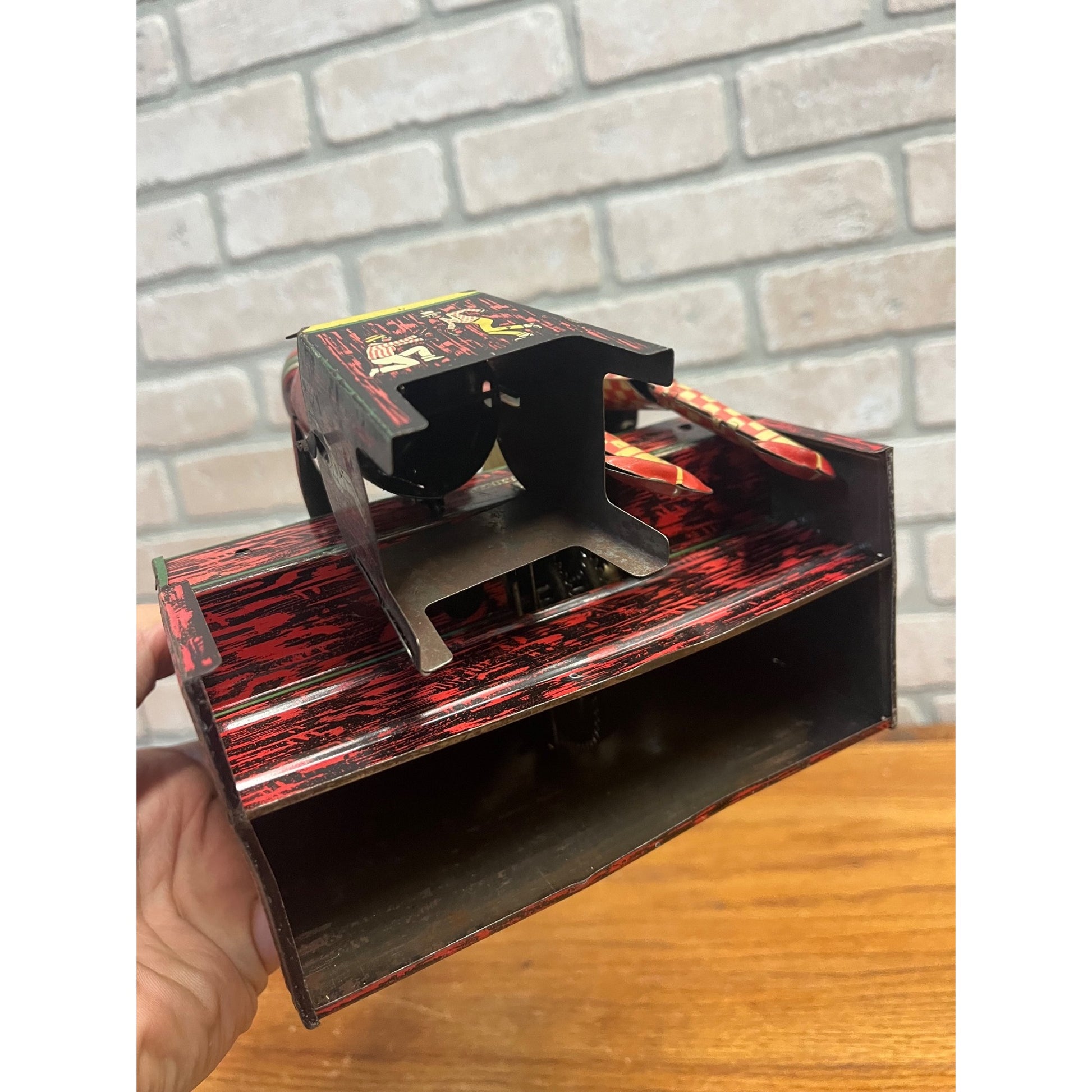 Vintage Ferdinand Strauss Ham and Sam, the Minstrel Team Tin Litho Wind-Up Toy