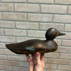 Pair Early Mason Teals Painted Eye Original Paint Duck Decoys