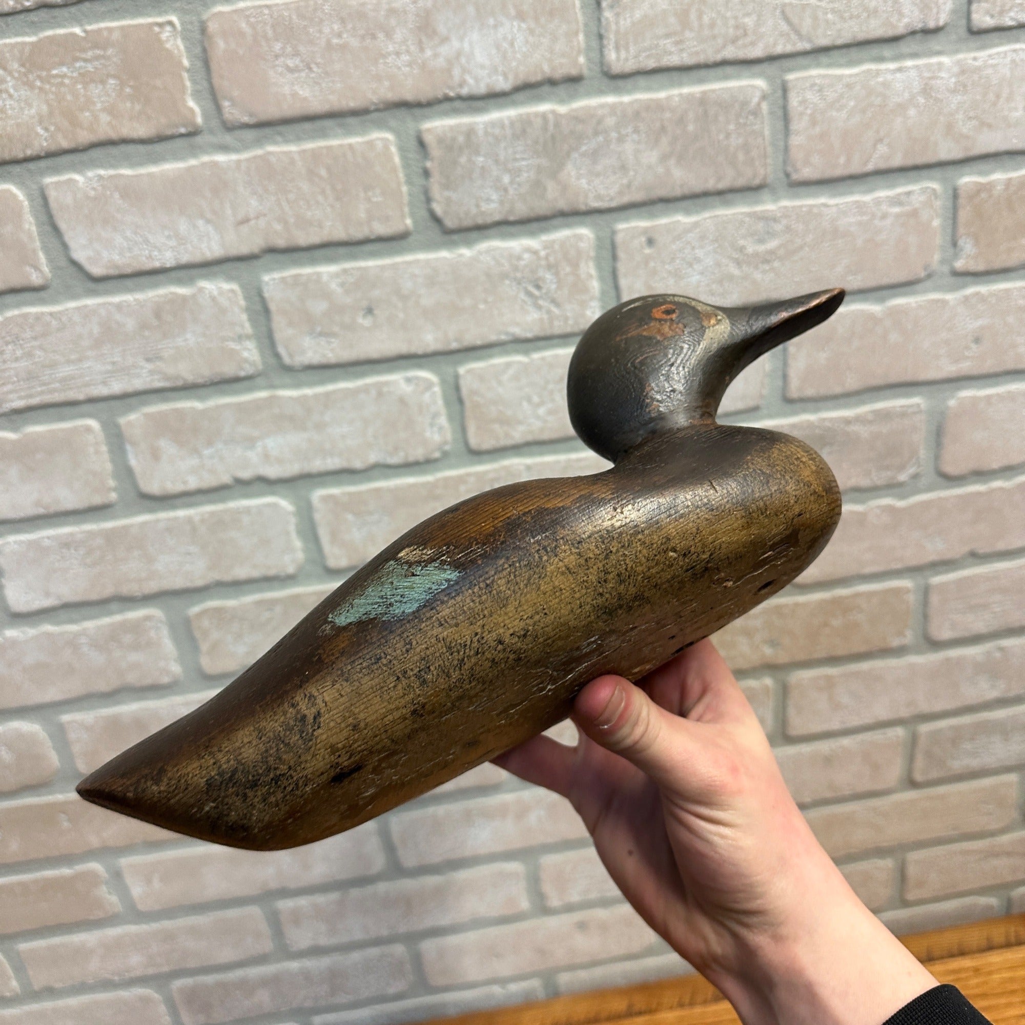 Pair Early Mason Teals Painted Eye Original Paint Duck Decoys