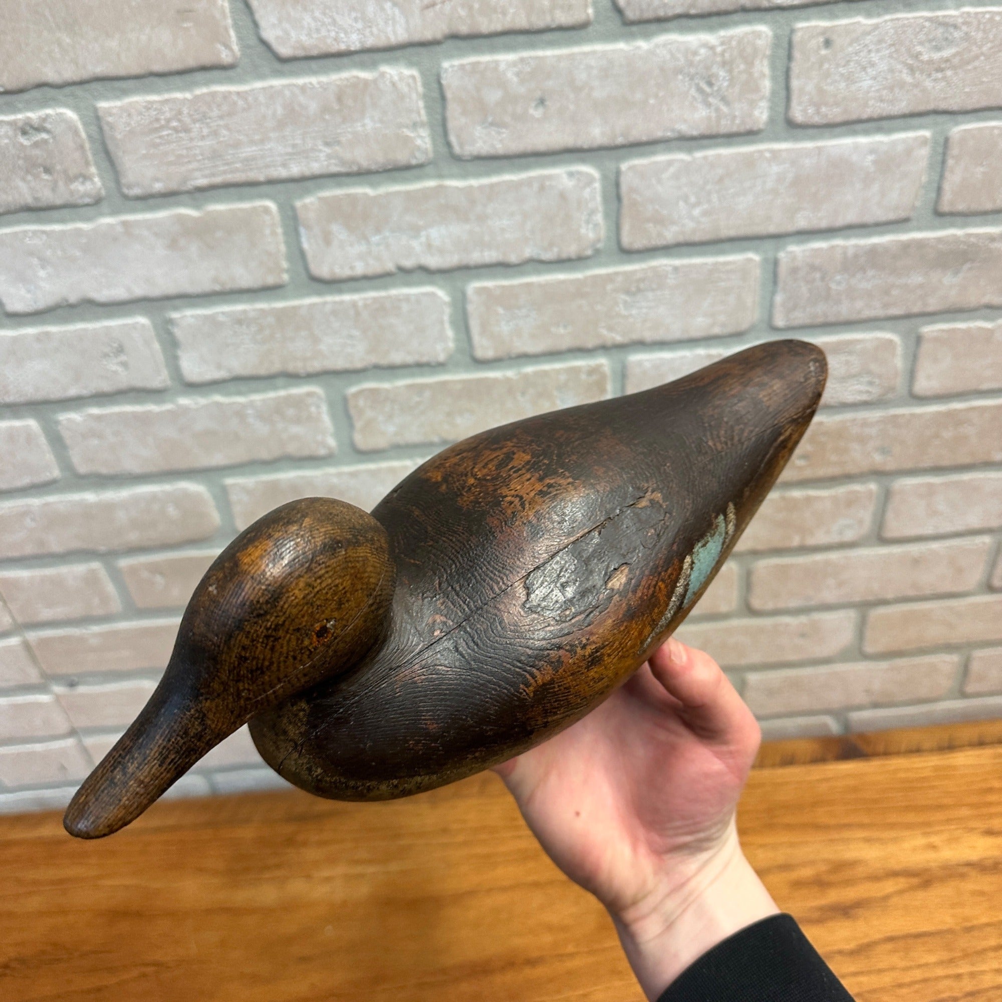 Pair Early Mason Teals Painted Eye Original Paint Duck Decoys