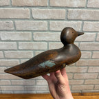 Pair Early Mason Teals Painted Eye Original Paint Duck Decoys