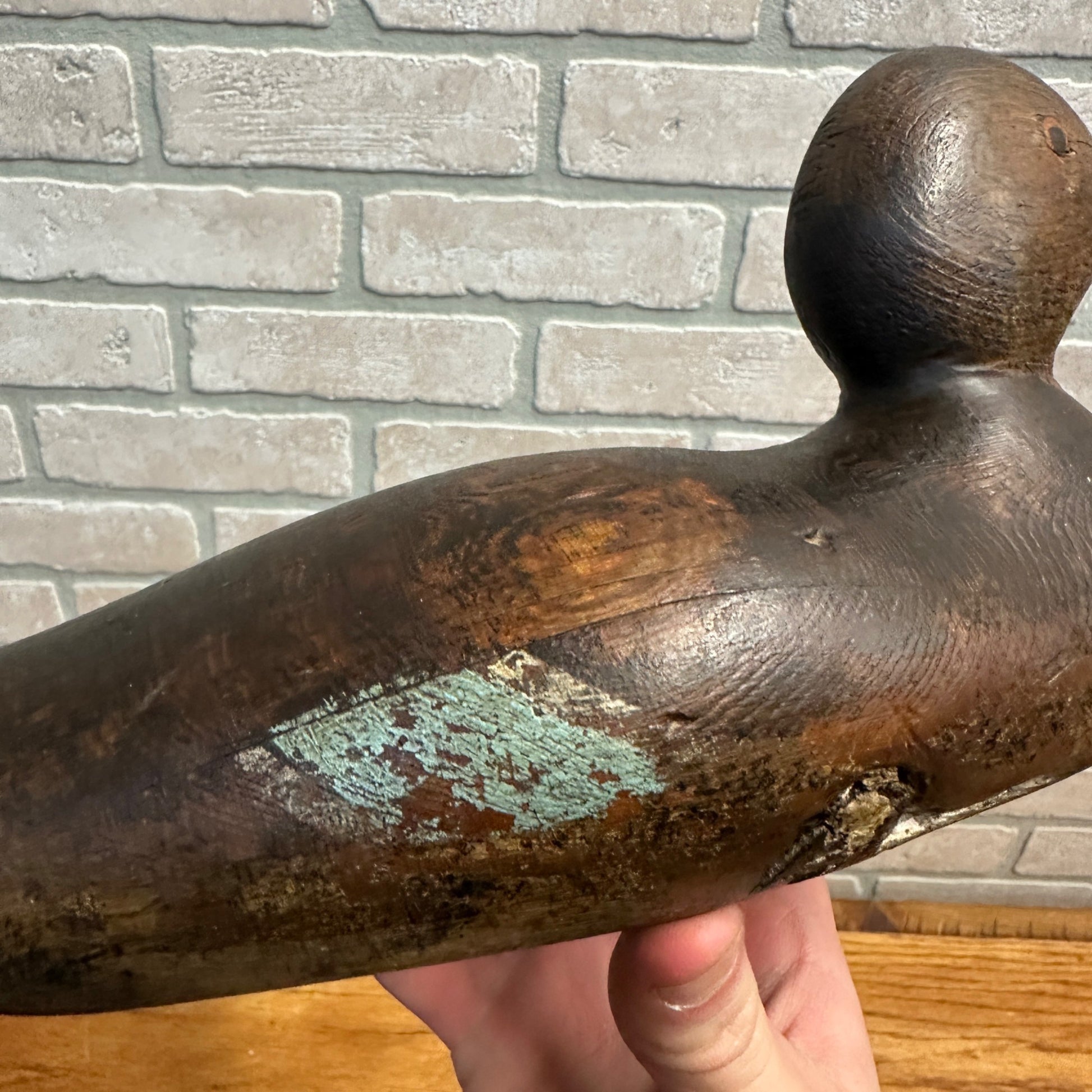 Pair Early Mason Teals Painted Eye Original Paint Duck Decoys
