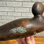 Pair Early Mason Teals Painted Eye Original Paint Duck Decoys