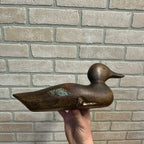 Pair Early Mason Teals Painted Eye Original Paint Duck Decoys