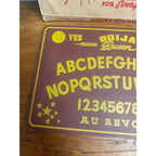 Vintage 1940s Queen Ouija Board + Box & Planchette Occult Witchcraft Spirits