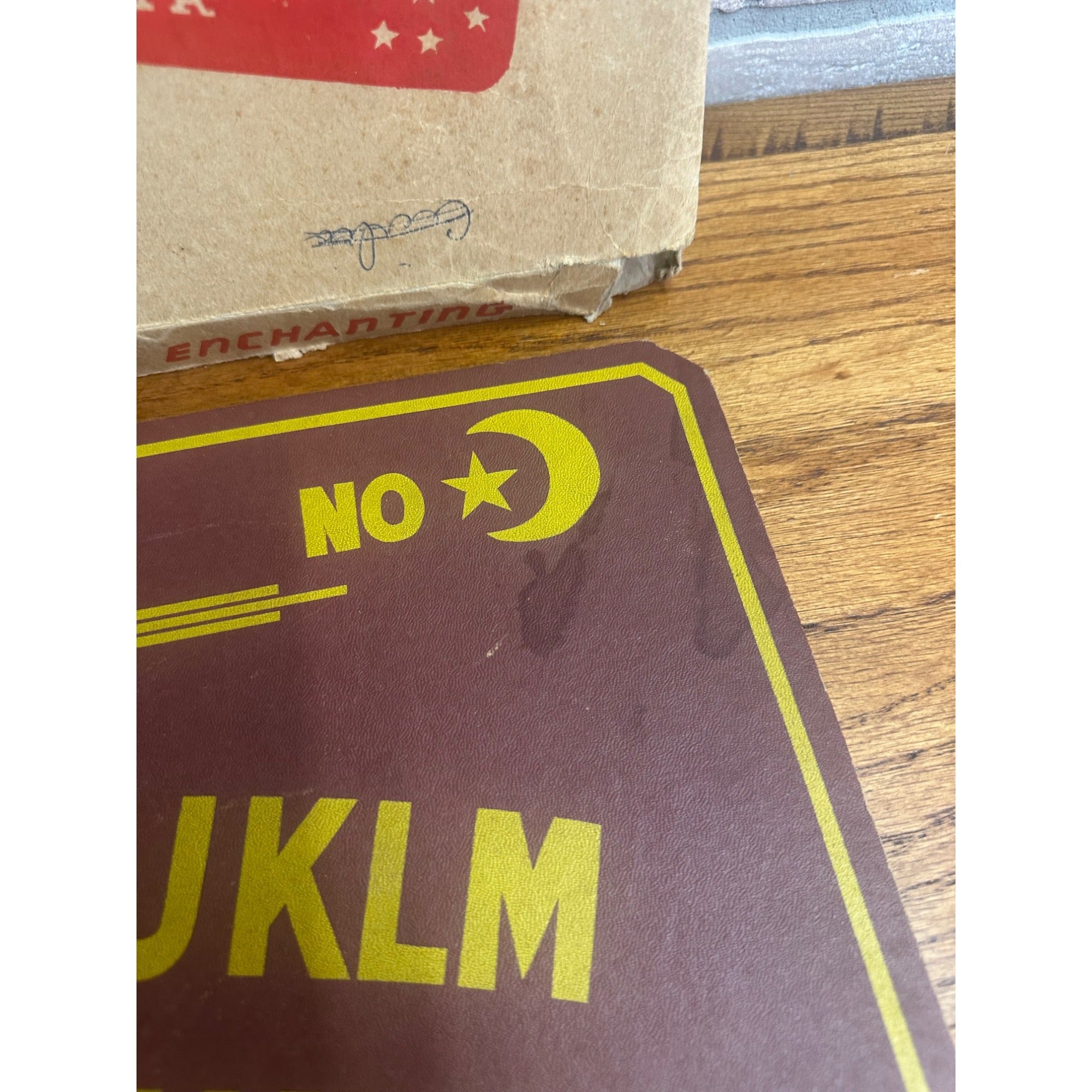 Vintage 1940s Queen Ouija Board + Box & Planchette Occult Witchcraft Spirits
