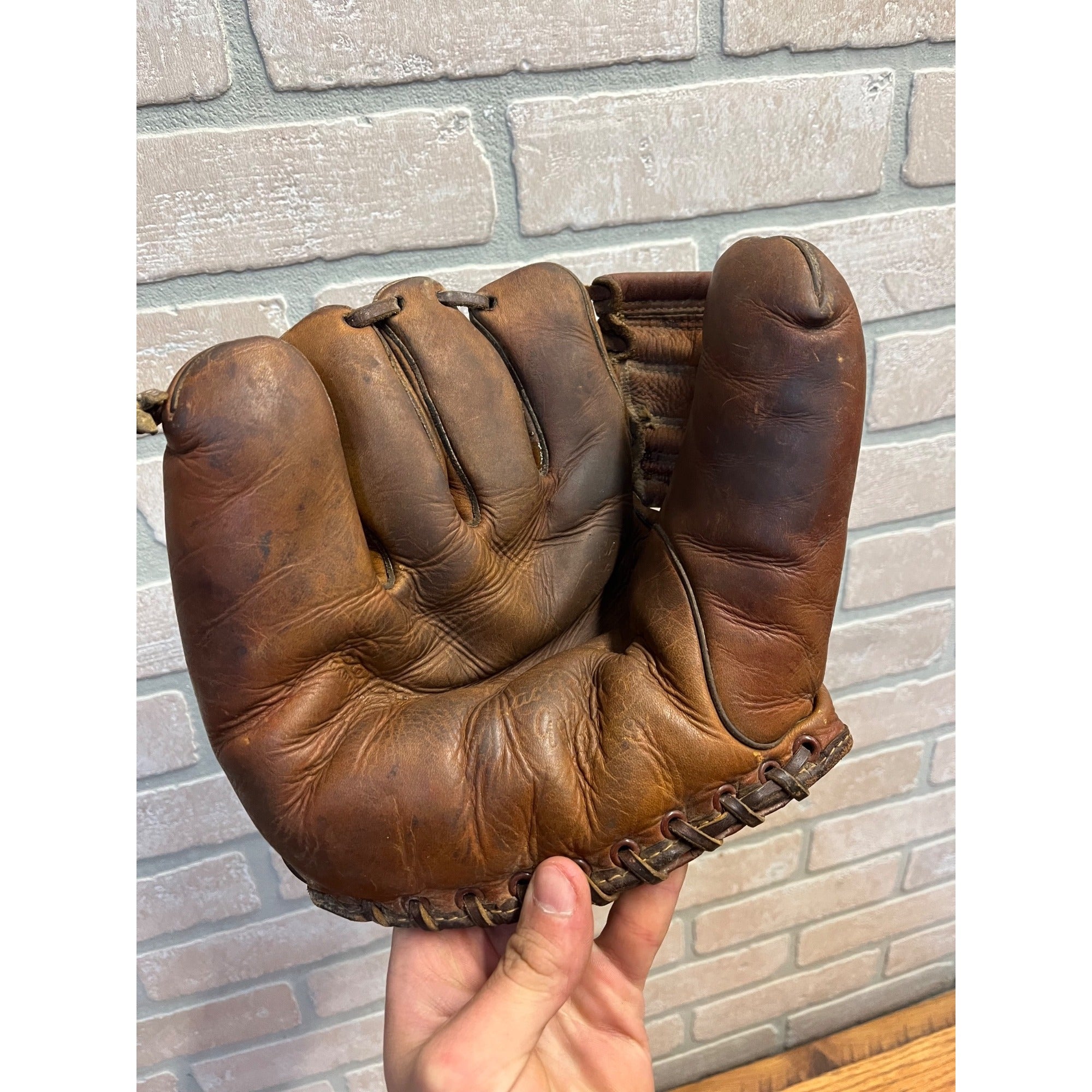 Vintage 1948 MacGregor Goldsmith G118 Pete Reiser Baseball Glove Brooklyn Dodgers
