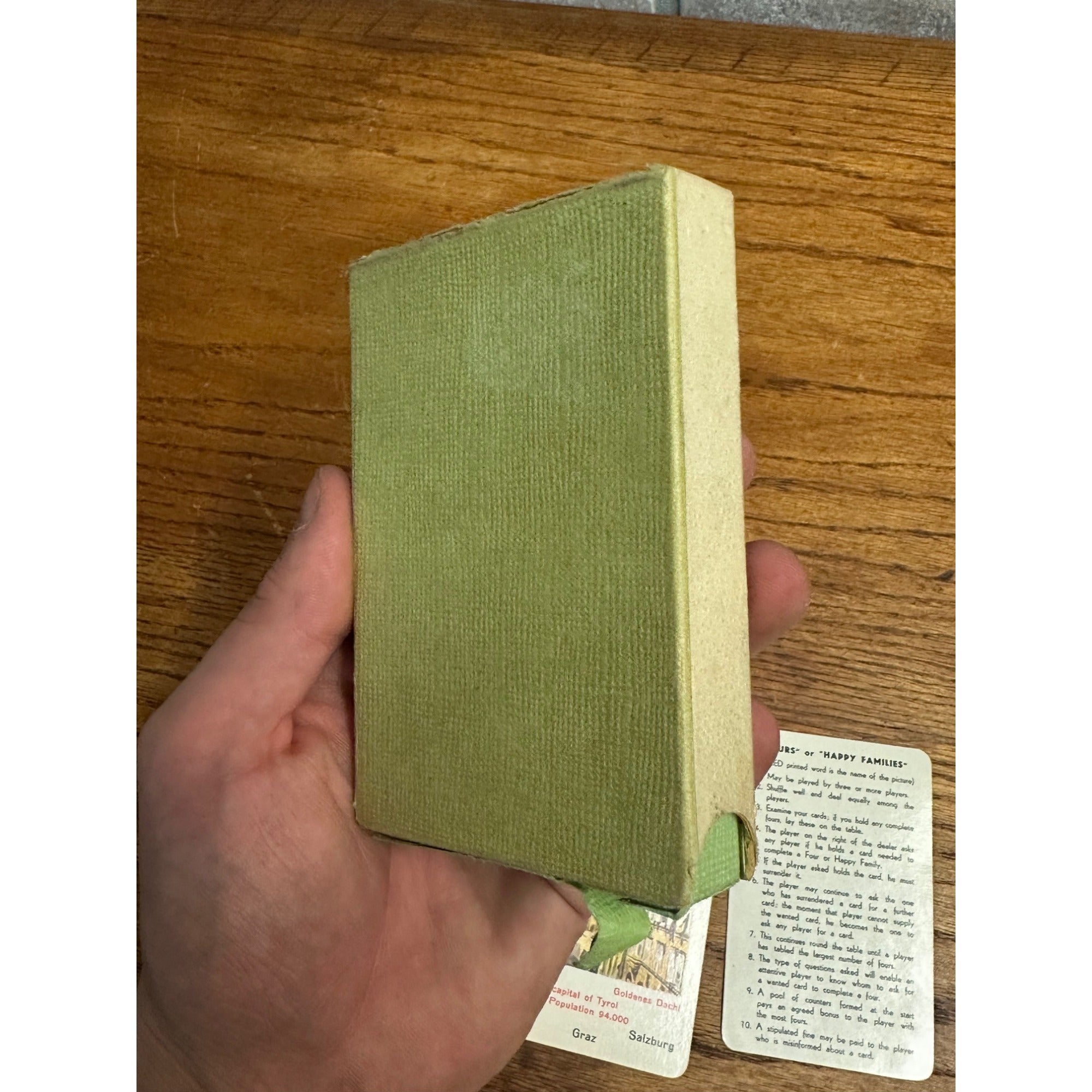 Famous Cities Card Game - No. 287 Piatnik Vienna - Austria - Complete With Box