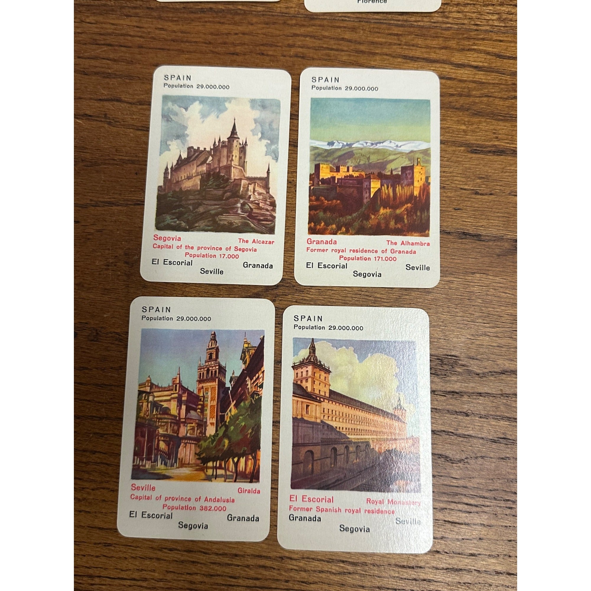 Famous Cities Card Game - No. 287 Piatnik Vienna - Austria - Complete With Box