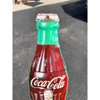 Vintage Coca Cola Bottle Advertising Sign Therm Coke 16” Donasco - No Tube