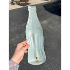 Vintage Coca Cola Bottle Advertising Sign Therm Coke 16” Donasco - No Tube