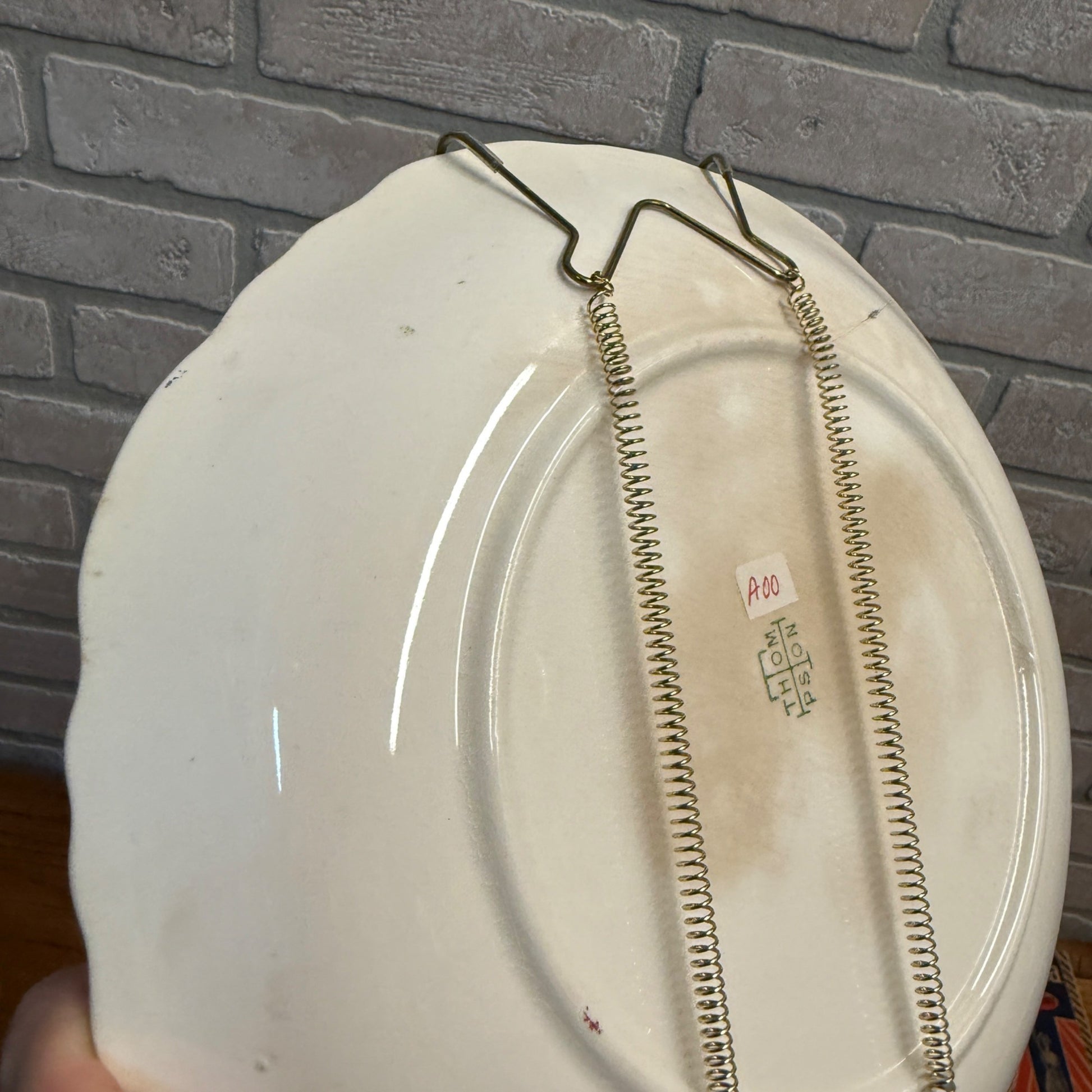 Vintage G.W. Karns General Store Advertising Plate Dish West Bend Wisconsin