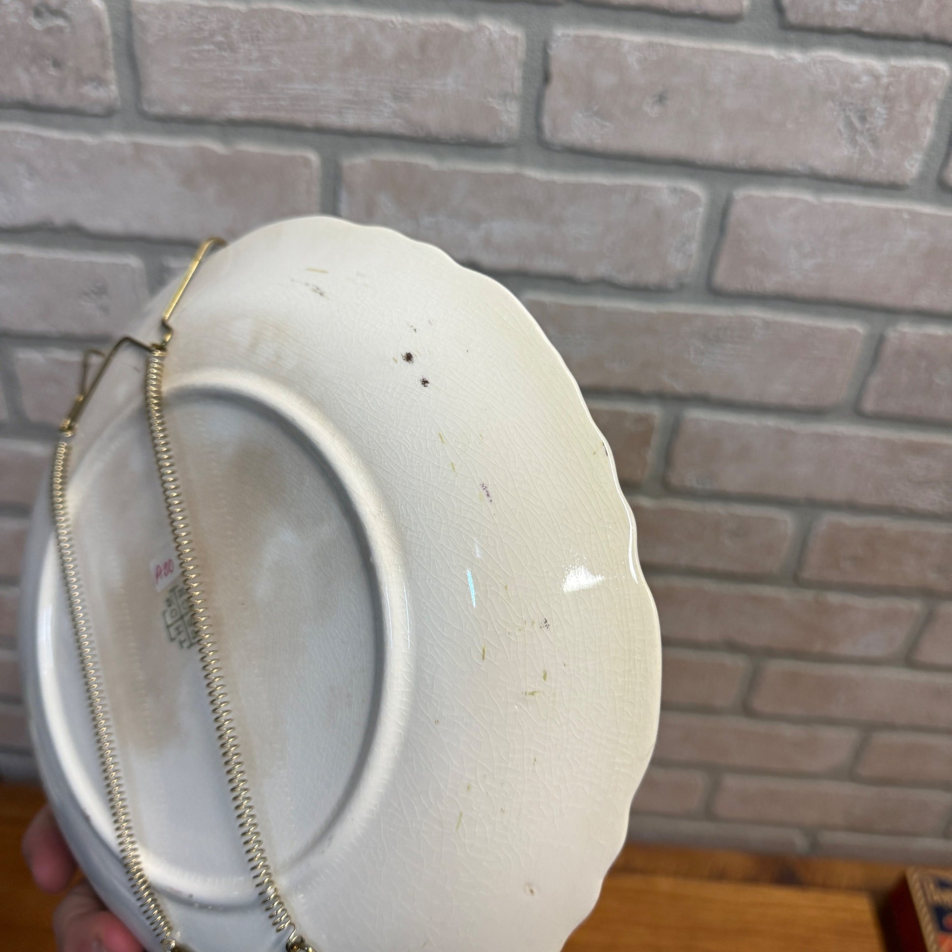 Vintage G.W. Karns General Store Advertising Plate Dish West Bend Wisconsin