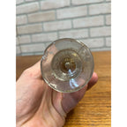 Antique 1900s EAPG Acorn Miniature Oil Lamp Grapes & Leaves Pattern 7.75" Tall