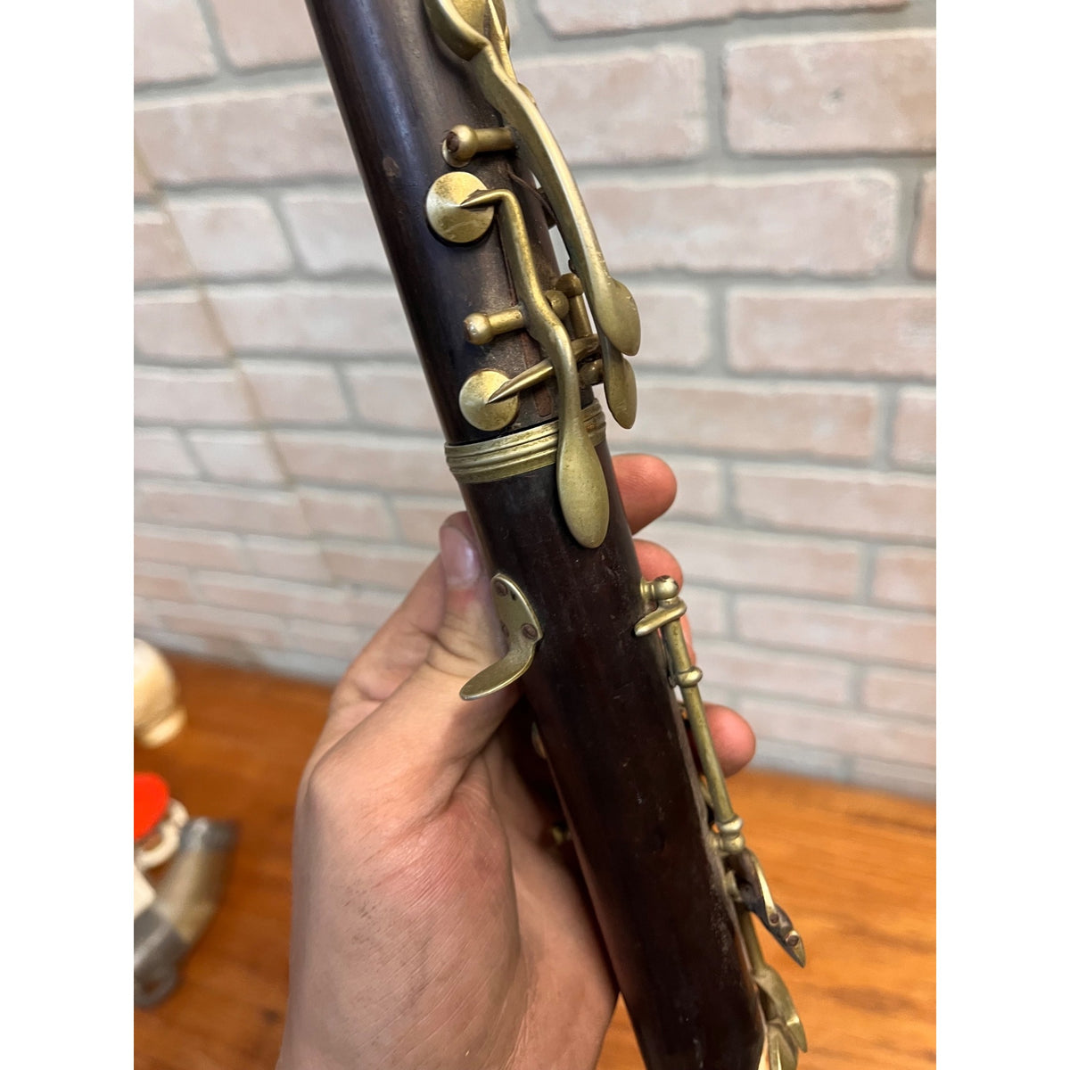Vintage 1900s Jerome Thibouville-Lamy French Wooden Clarinet JTL - Parts/Restore