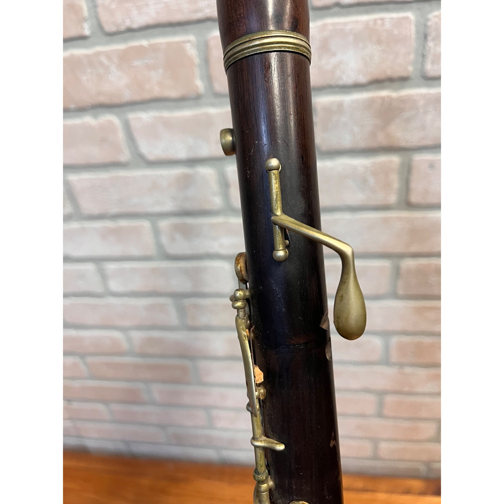 Vintage 1900s Jerome Thibouville-Lamy French Wooden Clarinet JTL - Parts/Restore