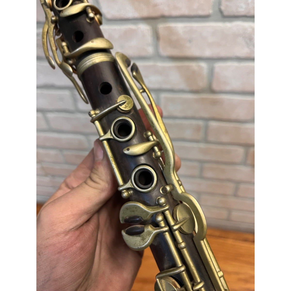 Vintage 1900s Jerome Thibouville-Lamy French Wooden Clarinet JTL - Parts/Restore