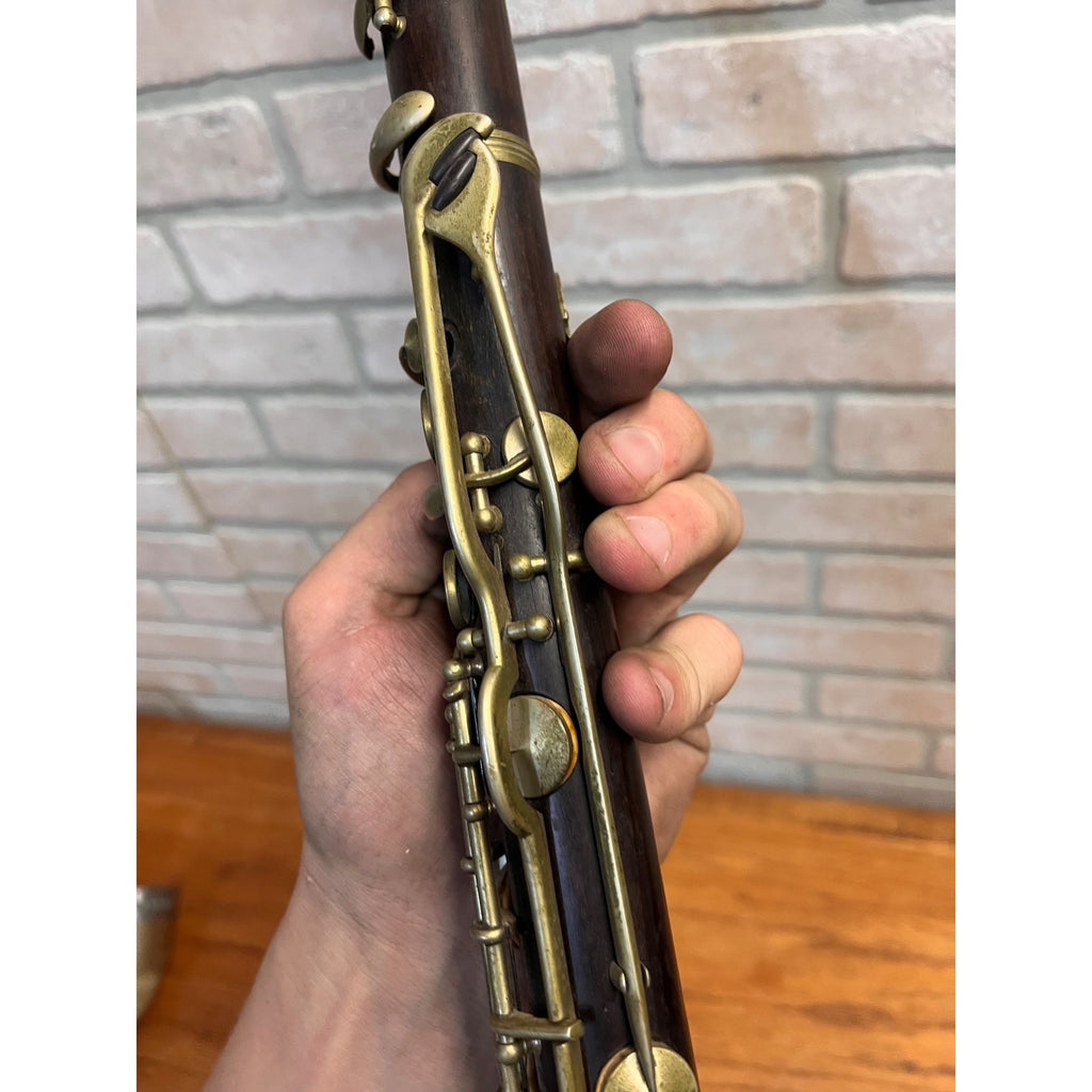 Vintage 1900s Jerome Thibouville-Lamy French Wooden Clarinet JTL - Parts/Restore