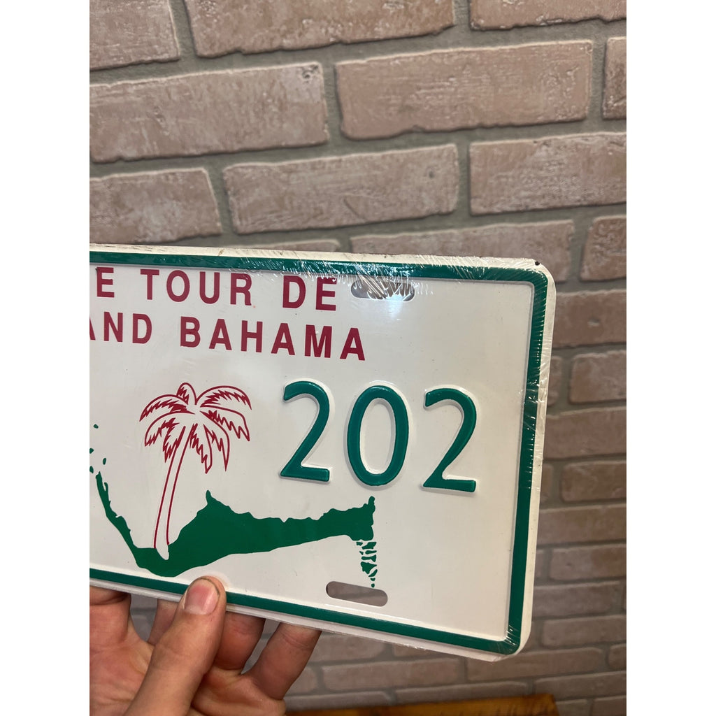 Vintage Metal License Plate The Tour De Grand Bahama G.B.M.S.C.