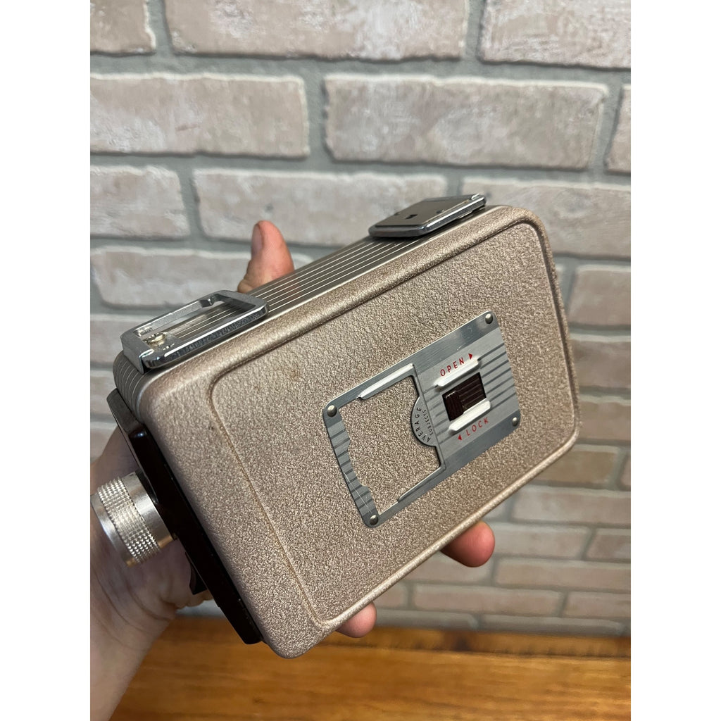 Vintage Eastman Kodak Co. Brownie 8mm Movie Camera II Mid-Century Spring-Wound Circa 1959 Untested