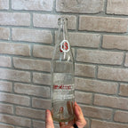 Vintage Seymour Beverages ACL 16oz Clear Glass Soda Bottle Wisconsin Wis WI