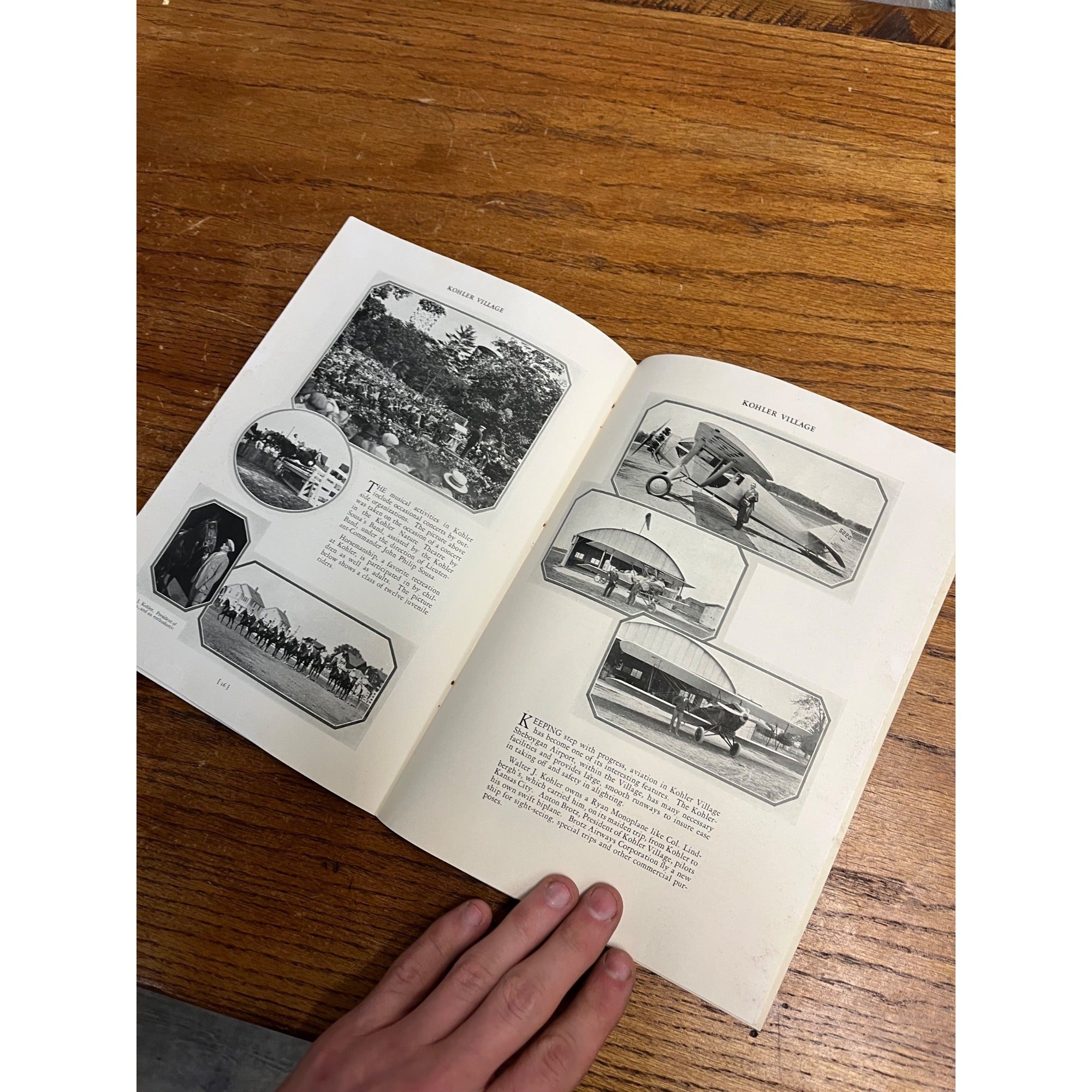 Vintage 1928 Kohler Village Wisconsin Tourist Guide Home Town Plan Booklet