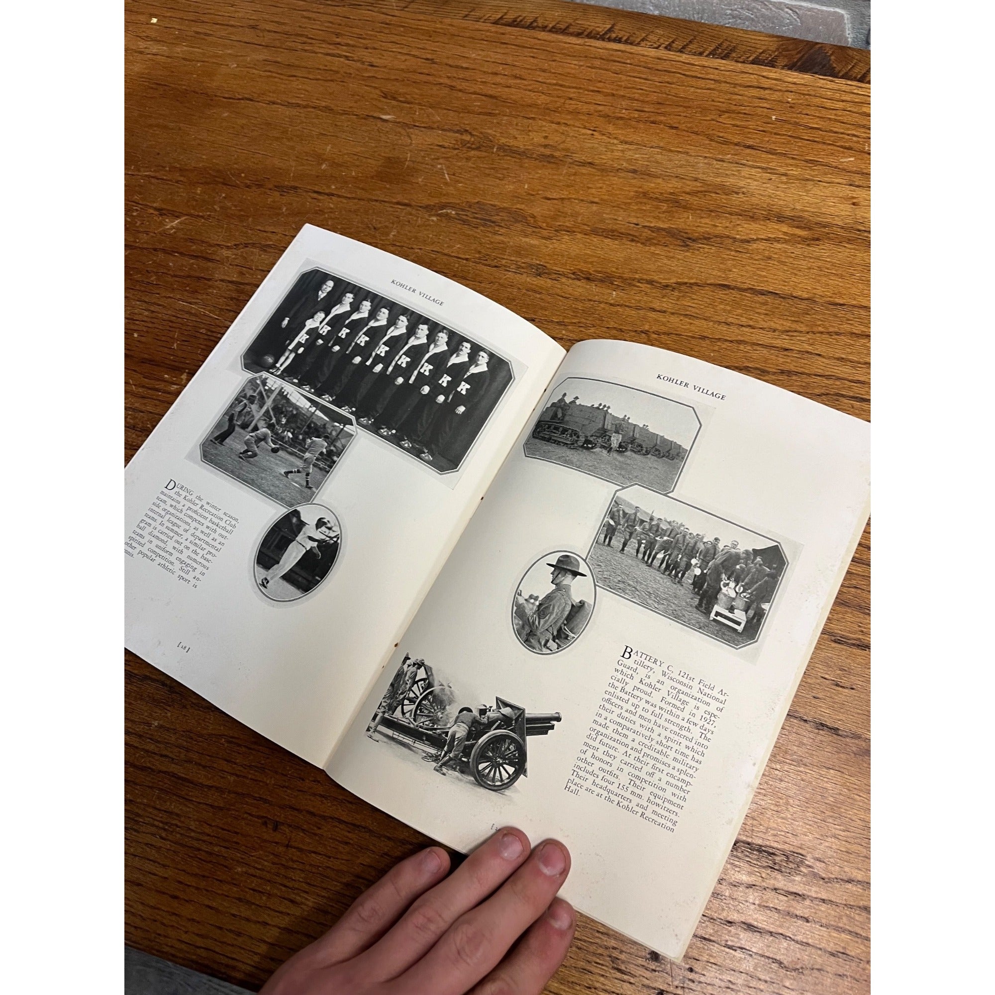 Vintage 1928 Kohler Village Wisconsin Tourist Guide Home Town Plan Booklet