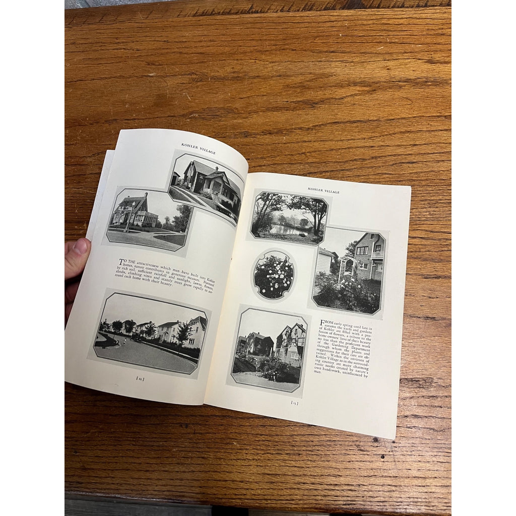 Vintage 1928 Kohler Village Wisconsin Tourist Guide Home Town Plan Booklet